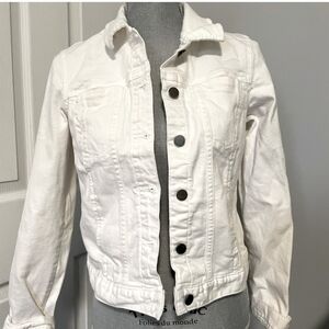 Calvin Klein Jeans Off White Denim Jacket